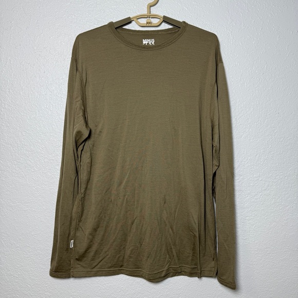 Men's Olive Green Long Sleeve Shirt - Picture 1 of 11
